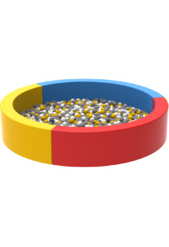 Мягкий бассейн для детей круглый 200 см HOP-HOP